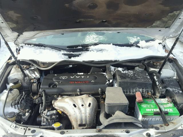 4T4BE46KX9R061065 - 2009 TOYOTA CAMRY BASE SILVER photo 7