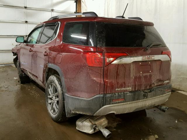 1GKKNULS0HZ166240 - 2017 GMC ACADIA SLT ბურგუნდია ფოტო 3