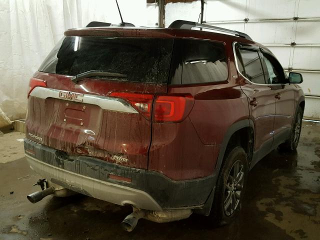 1GKKNULS0HZ166240 - 2017 GMC ACADIA SLT BURGUNDY photo 4