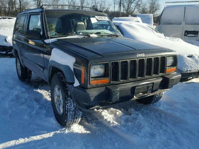 1J4FJ67S7VL582177 - 1997 JEEP CHEROKEE S BLACK photo 1