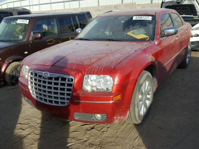 2C3CA4CD1AH119564 - 2010 CHRYSLER 300 TOURIN RED photo 2