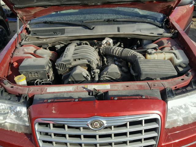 2C3CA4CD1AH119564 - 2010 CHRYSLER 300 TOURIN RED photo 7