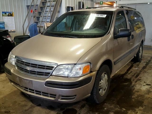 1GNDX03E73D120192 - 2003 CHEVROLET VENTURE TAN photo 2