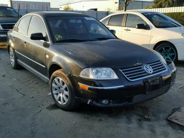 WVWPD63B21P104842 - 2001 VOLKSWAGEN PASSAT GLS BLACK photo 1