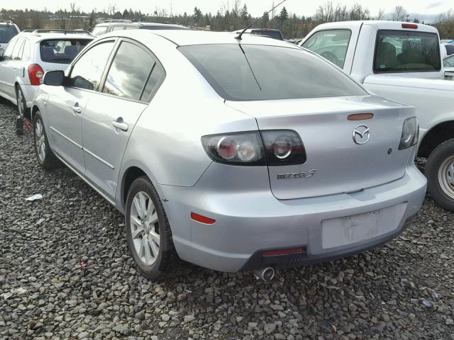 JM1BK12G781795444 - 2008 MAZDA 3 I SILVER photo 3