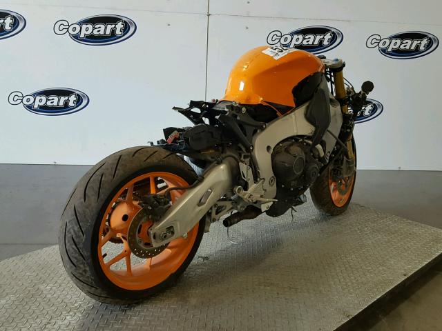 JH2SC596XFK400107 - 2015 HONDA CBR1000 S ORANGE photo 4