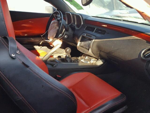 2G1FT1EW4A9132568 - 2010 CHEVROLET CAMARO SS Negro foto 5