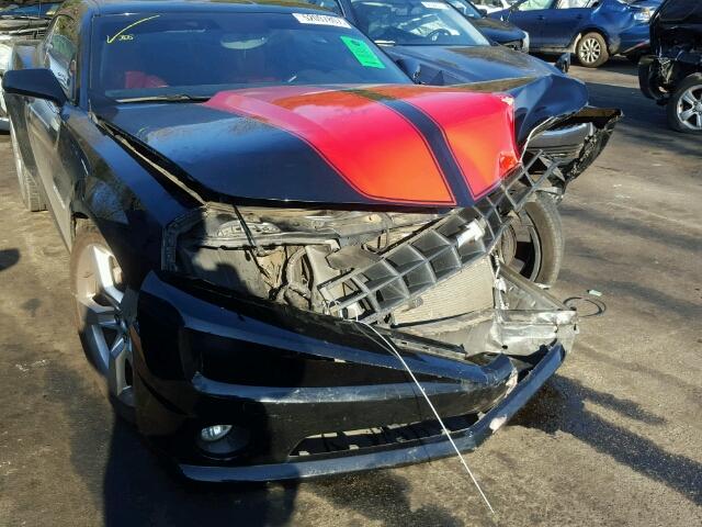 2G1FT1EW4A9132568 - 2010 CHEVROLET CAMARO SS Negro foto 9