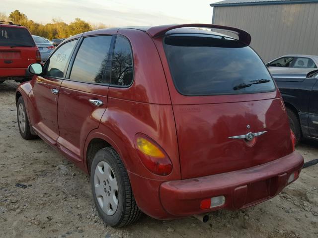 3C4FY48B54T349406 - 2004 CHRYSLER PT CRUISER RED photo 3