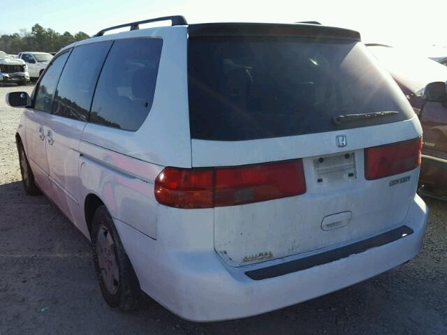 2HKRL18751H531902 - 2001 HONDA ODYSSEY EX WHITE photo 3