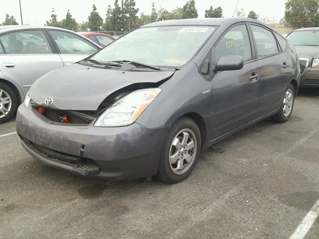 JTDKB20U383336527 - 2008 TOYOTA PRIUS GRAY photo 2