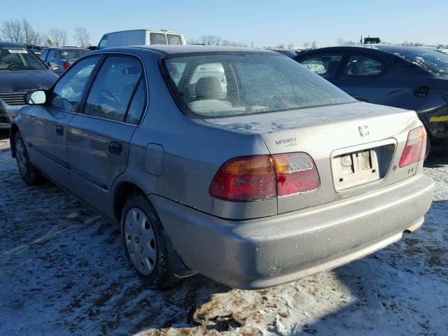 1HGEJ6572YL040586 - 2000 HONDA CIVIC LX BEIGE photo 3