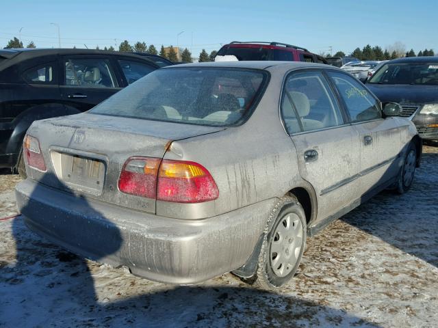 1HGEJ6572YL040586 - 2000 HONDA CIVIC LX BEIGE photo 4