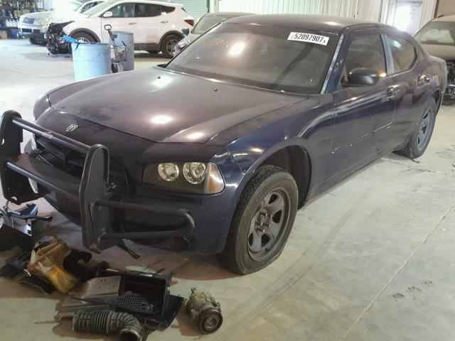 2B3KA43H26H433694 - 2006 DODGE CHARGER SE BLUE photo 2