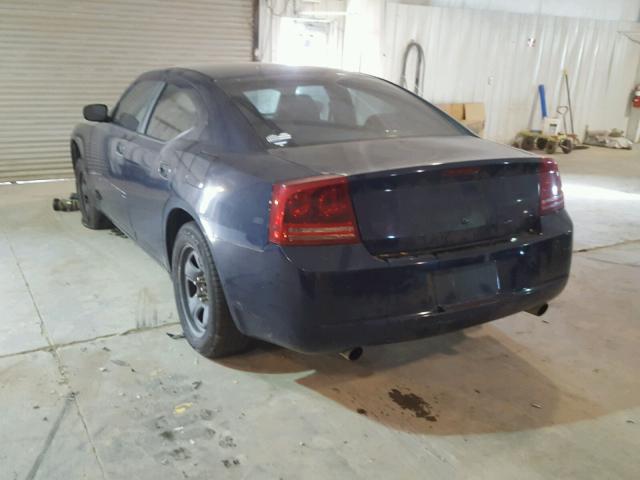 2B3KA43H26H433694 - 2006 DODGE CHARGER SE BLUE photo 3