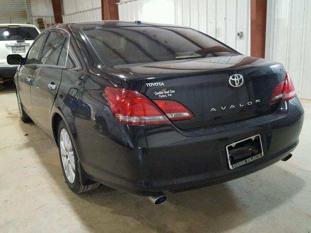 4T1BK36B19U347187 - 2009 TOYOTA AVALON XL BLACK photo 3