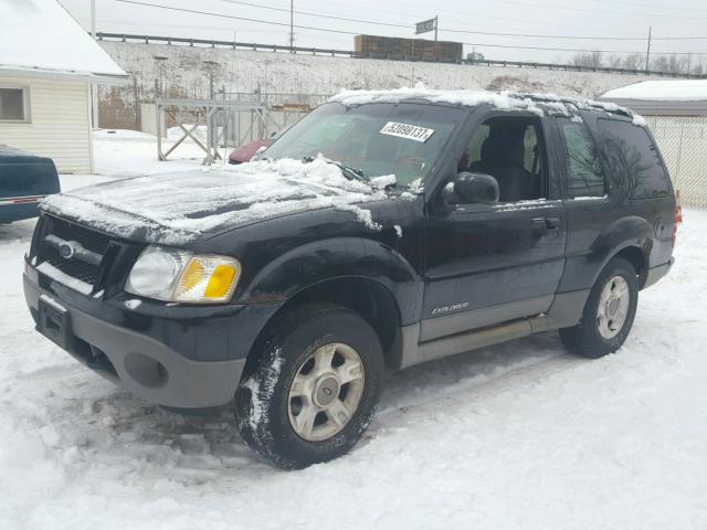 1FMYU70E22UB78009 - 2002 FORD EXPLORER S 黑色 照片 2