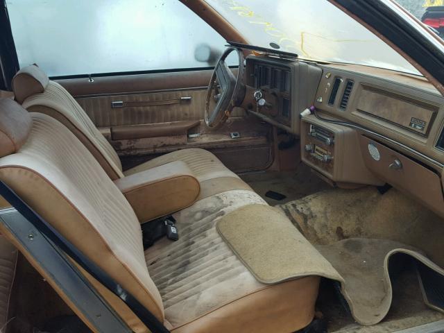 4K4739Z117657 - 1979 BUICK REGAL BROWN photo 5