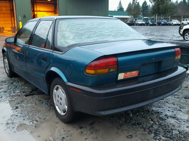 1G8ZH5594PZ274791 - 1993 SATURN SL1 GREEN photo 3