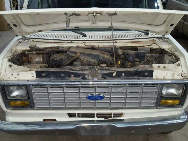 1FTES14Y9LHA77560 - 1990 FORD ECONOLINE WHITE photo 7