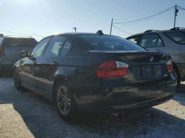 WBAVC73548KP37969 - 2008 BMW 328 XI SUL BLACK photo 3