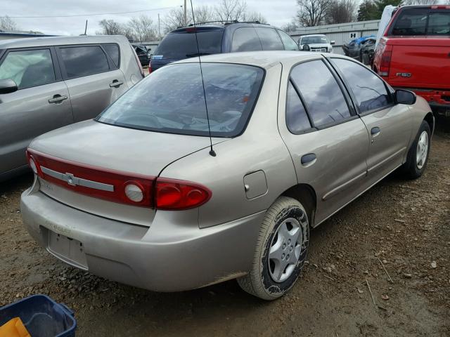 1G1JC52F137148298 - 2003 CHEVROLET CAVALIER GOLD photo 4