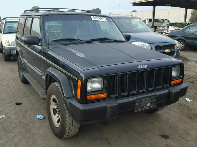 1J4FT68S9XL606152 - 1999 JEEP CHEROKEE S BLACK photo 1