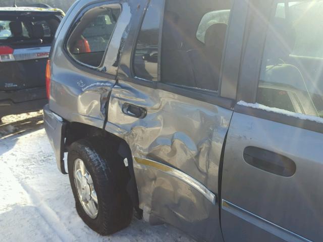 1GKDT13S172103779 - 2007 GMC ENVOY GRAY photo 9