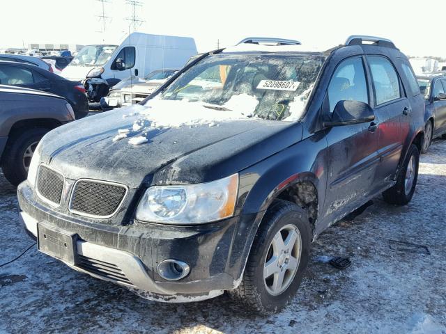 2CKDL63F266210037 - 2006 PONTIAC TORRENT BLACK photo 2