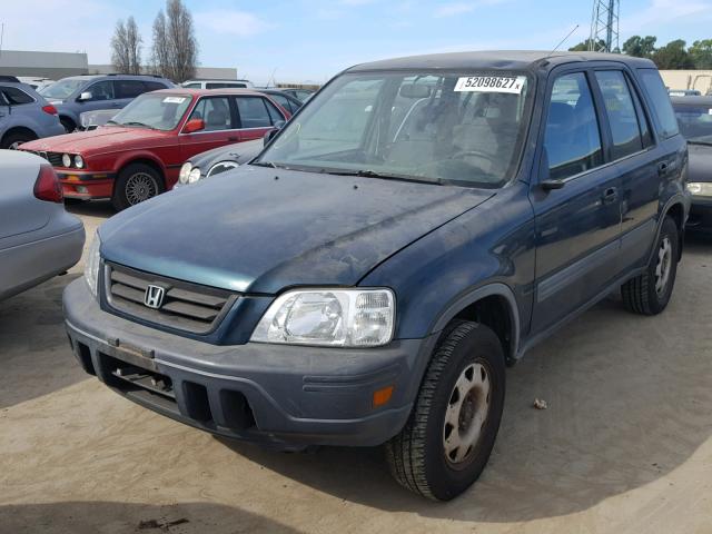 JHLRD1842WC073440 - 1998 HONDA CR-V LX GREEN photo 2