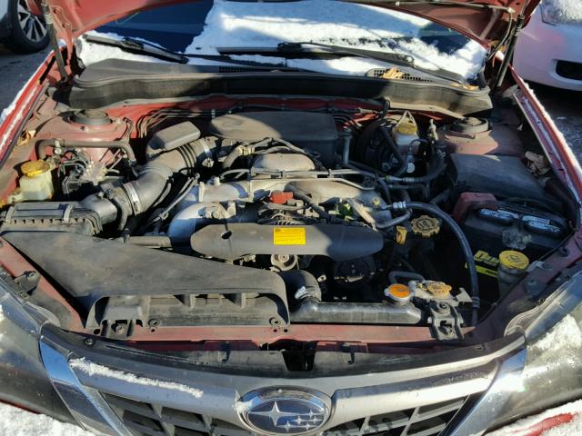 JF1GH60619H823667 - 2009 SUBARU IMPREZA 2. RED photo 7