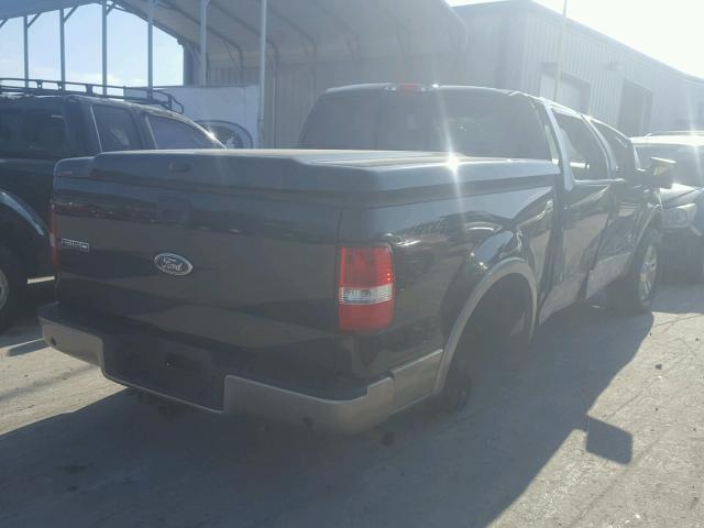 1FTPW14575FB63872 - 2005 FORD F150 SUPER BLACK photo 4