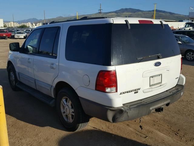 1FMPU16L04LA72794 - 2004 FORD EXPEDITION WHITE photo 3