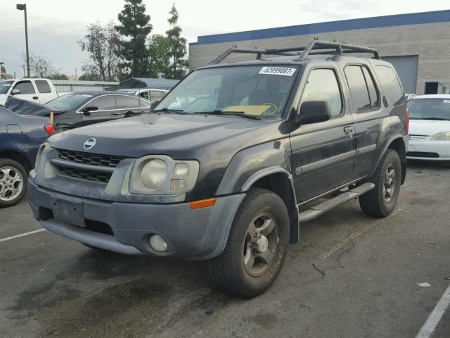 5N1ED28Y92C599929 - 2002 NISSAN XTERRA XE BLACK photo 2