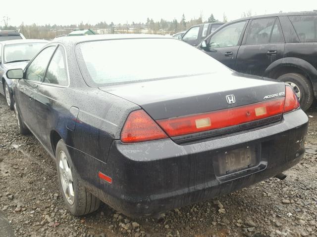 1HGCG2254WA801306 - 1998 HONDA ACCORD EX BLACK photo 3