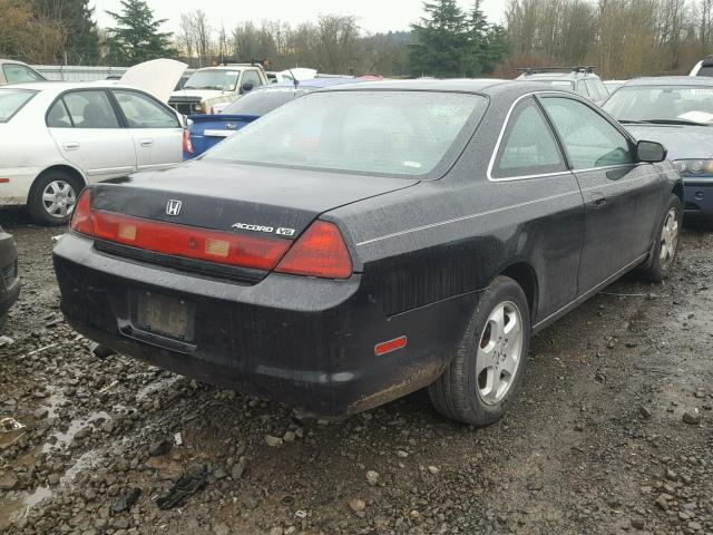 1HGCG2254WA801306 - 1998 HONDA ACCORD EX BLACK photo 4