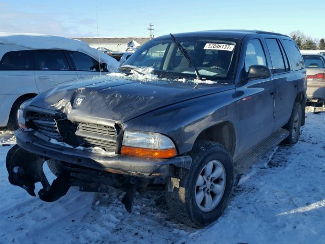 1D4HS38N13F564114 - 2003 DODGE DURANGO SP GRAY photo 2