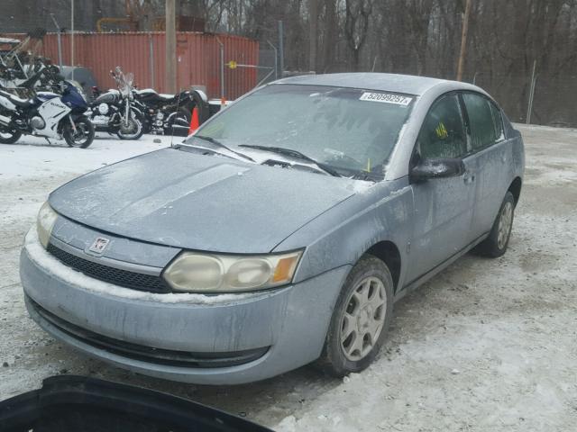 1G8AJ52F03Z115921 - 2003 SATURN ION LEVEL BLUE photo 2