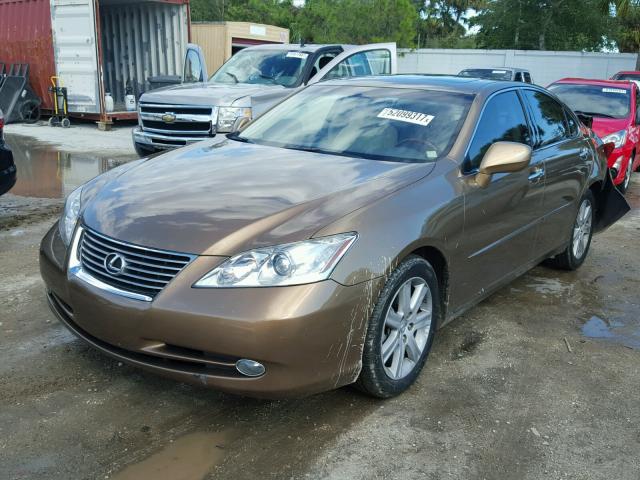 JTHBJ46GX72083578 - 2007 LEXUS ES 350 GOLD photo 2