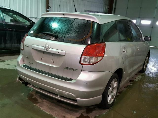 2T1KR32E04C195005 - 2004 TOYOTA COROLLA MA SILVER photo 4