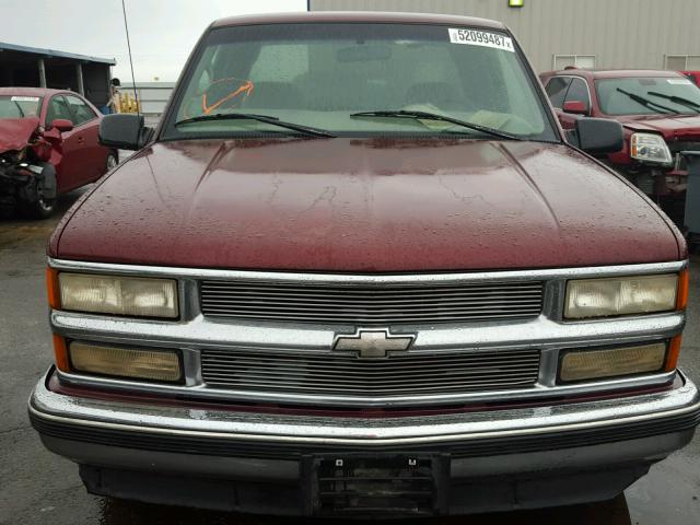 1GCEC19R8VE246471 - 1997 CHEVROLET GMT-400 C1 BURGUNDY photo 9