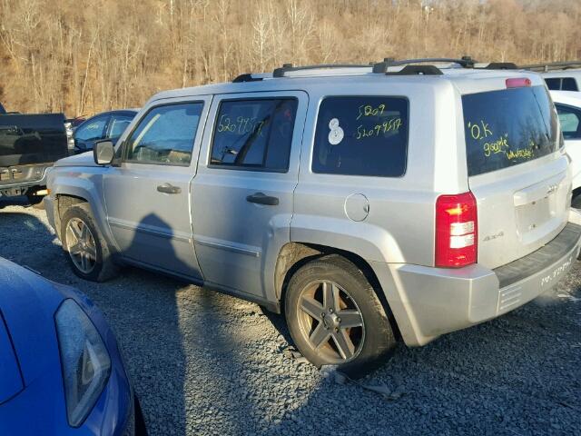 1J8FF48W87D267035 - 2007 JEEP PATRIOT LI SILVER photo 3