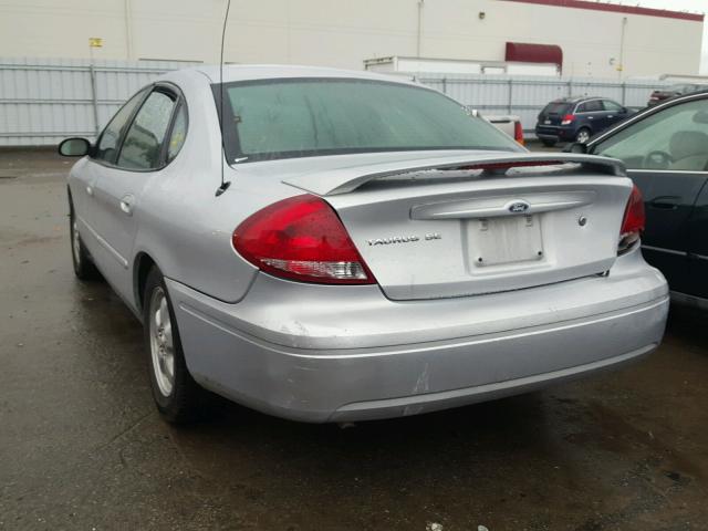 1FAFP53UX6A203035 - 2006 FORD TAURUS SE SILVER photo 3