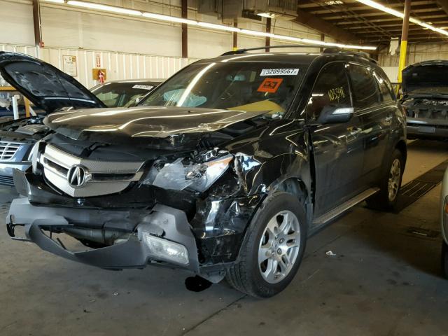 2HNYD28409H529610 - 2009 ACURA MDX TECHNO BLACK photo 2