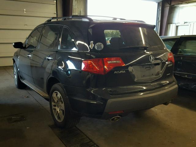 2HNYD28409H529610 - 2009 ACURA MDX TECHNO BLACK photo 3