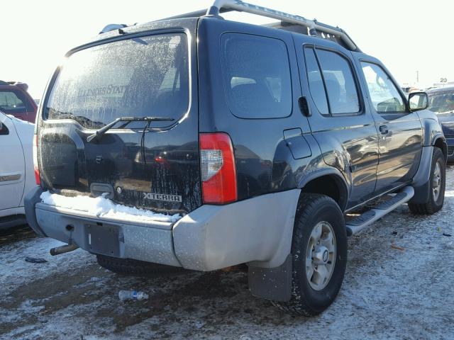 5N1ED28Y7YC601007 - 2000 NISSAN XTERRA XE BLACK photo 4