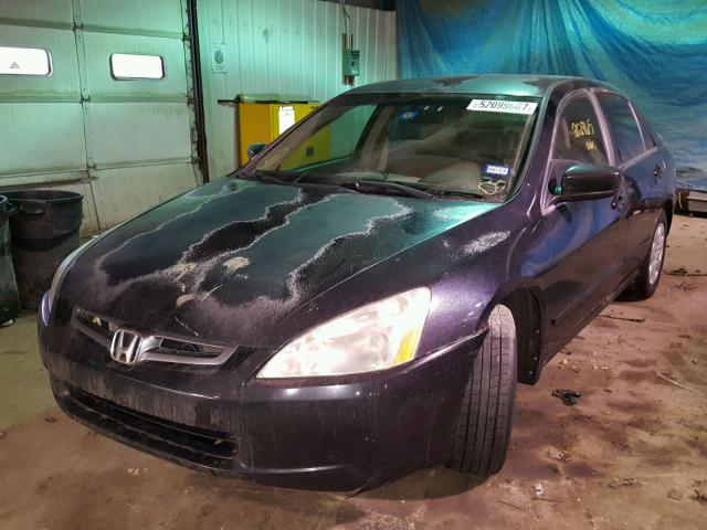 1HGCM56394A177065 - 2004 HONDA ACCORD LX BLUE photo 2