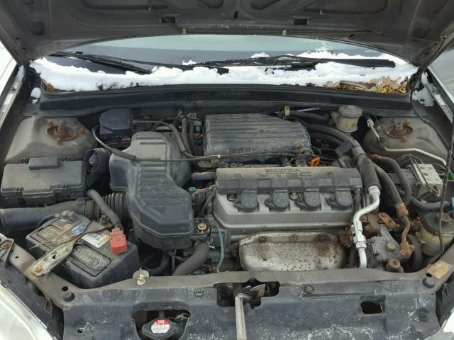 2HGES26774H642668 - 2004 HONDA CIVIC EX GRAY photo 7