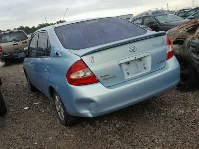 JT2BK12U130086571 - 2003 TOYOTA PRIUS BLUE photo 3