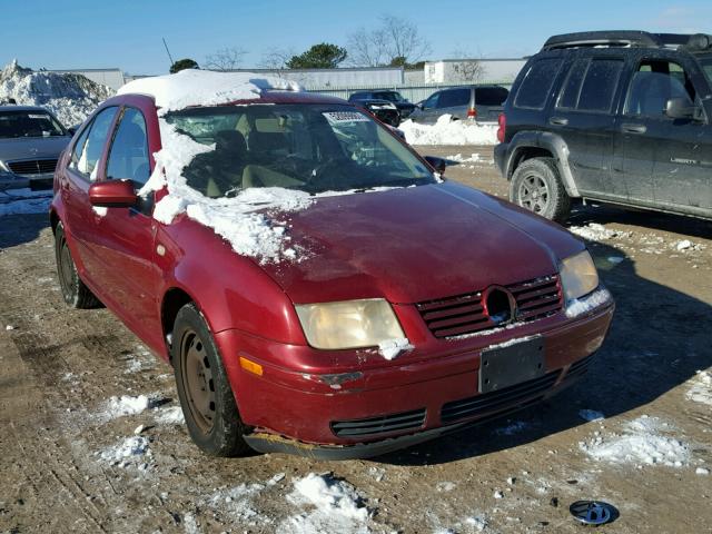 3VWSC29M8YM116618 - 2000 VOLKSWAGEN JETTA GLS BURGUNDY photo 1